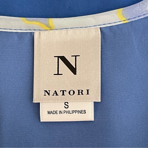 NATORI Women’s Sonomi Wedge Caftan Dress in Tropical Floral Print resort wear - Picture 5 of 11